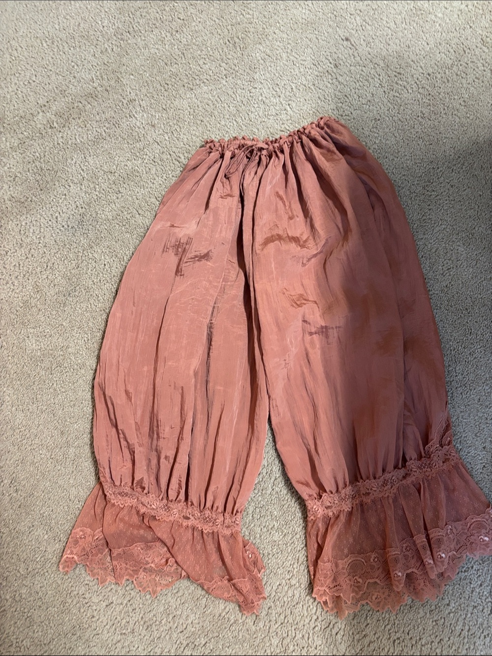 Free people forever young bloomer pants dusty rose size xs
